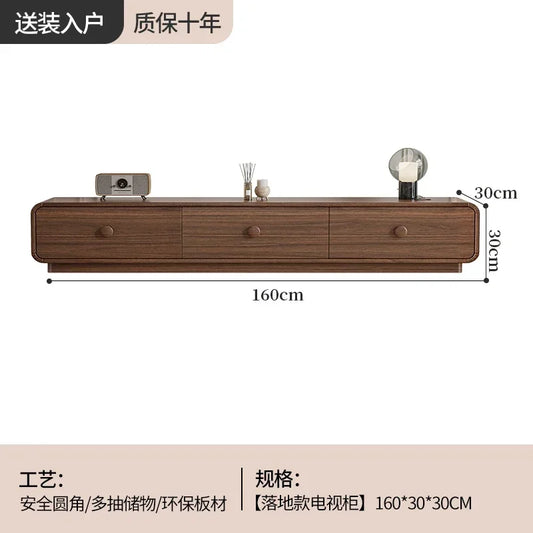 HOUYU Nordic Modern Wooden TV Stand Cabinet For Living Room