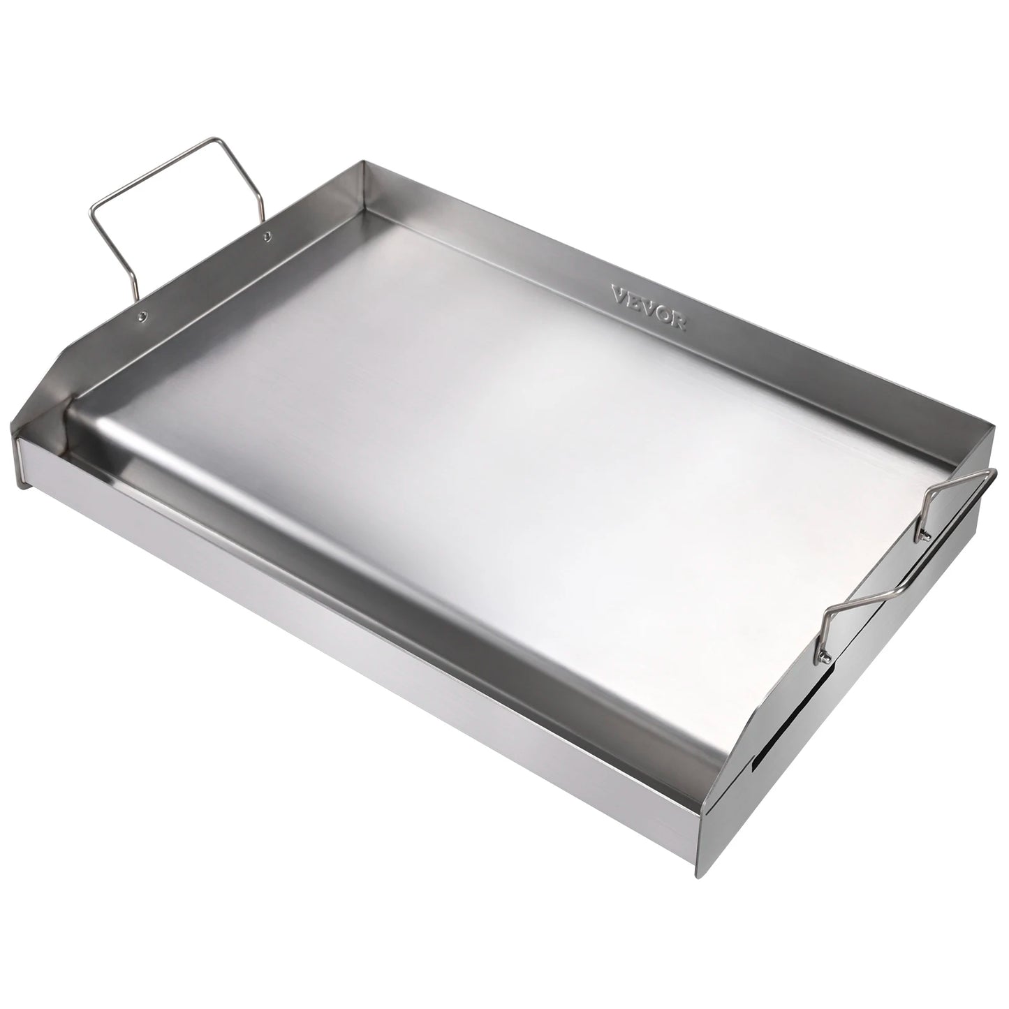 SucceBuy Stainless Steel Stove Top Griddle Nonstick Rectangular Pan