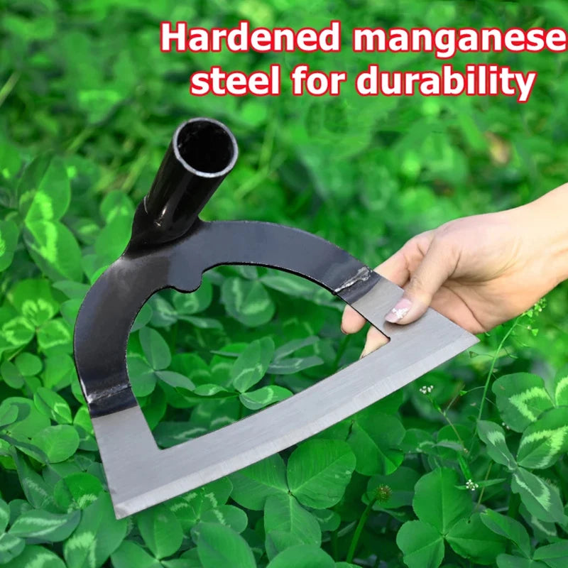 Stainless Steel Garden Hoe Weeder Machete Tool With Wood Handle