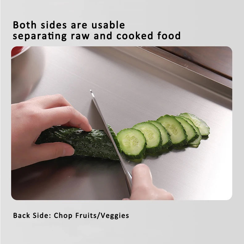 Stainless Steel Chopping Board For Kneading Dough And Prep