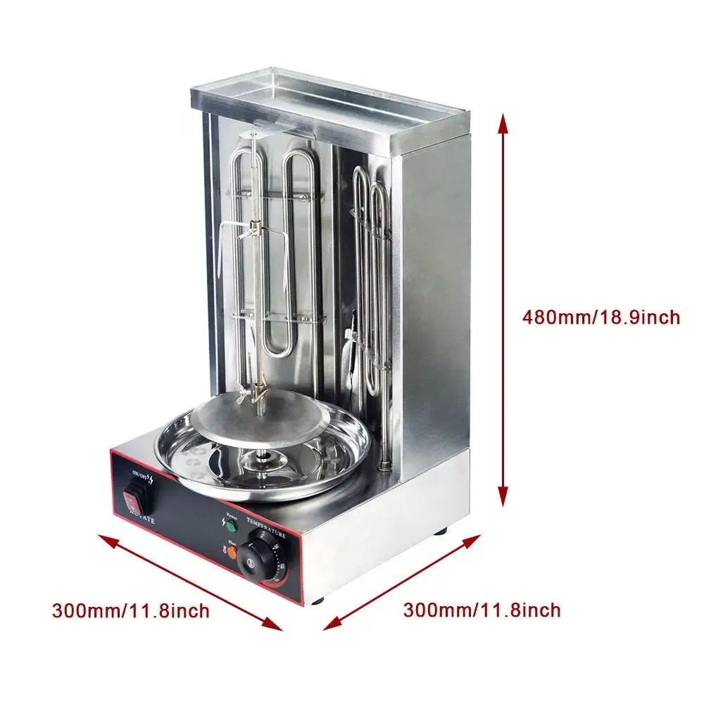 GAOCHUSHI Electric Middle Eastern BBQ Grill Automatic Rotating Kebab Machine
