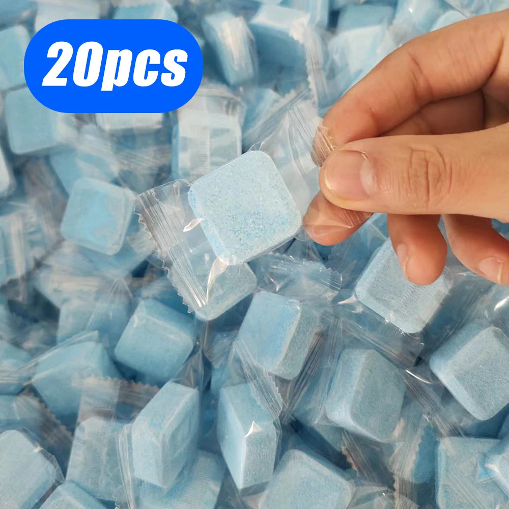 Toilet Cleaning Effervescent Tablets Deodorizer For Urine Stains 3-20 Pack