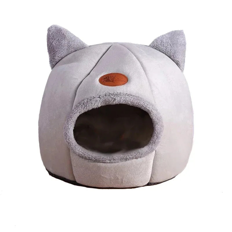 Deep Sleep Comfort Cat Bed And Cozy Indoor Cave Nest