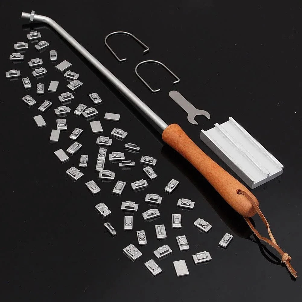 BBQ Branding Iron for DIY Lettered Barbecue Steak Grilling Tool