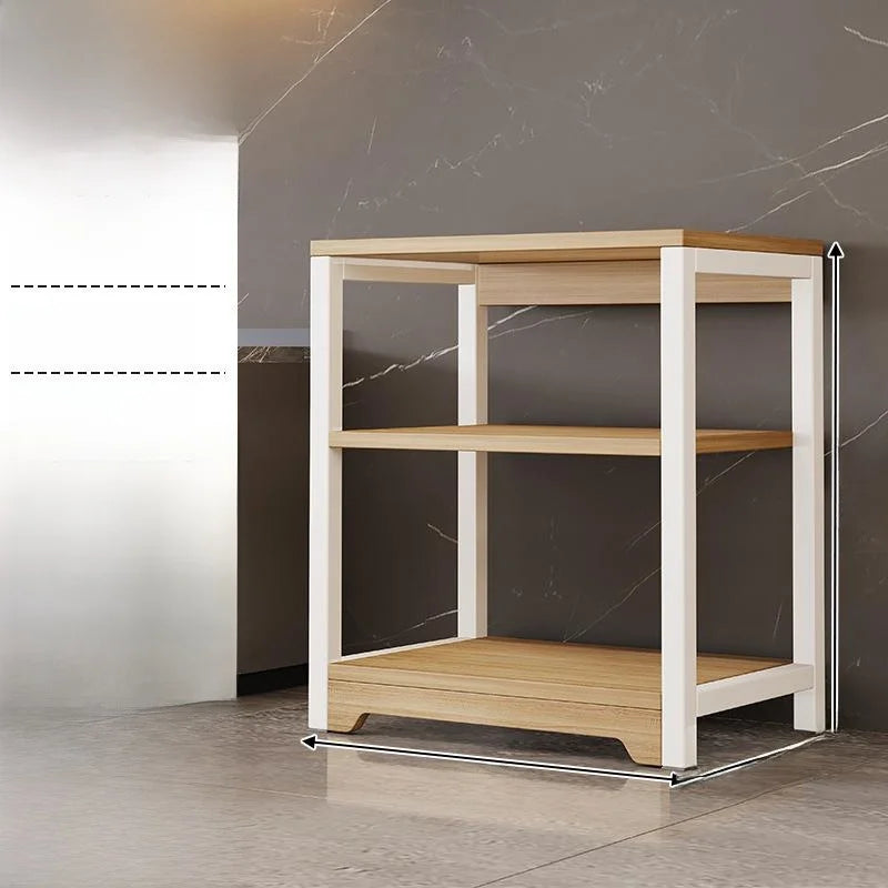Kitchen Multi Functional Storage Rack Stand With Multiple Layers