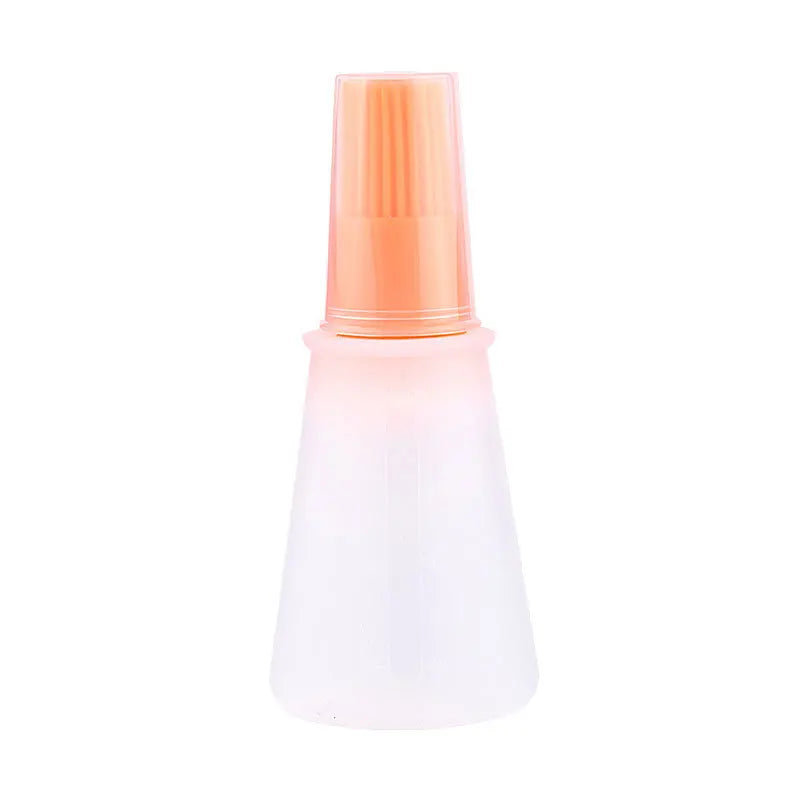 Grease Bottle Brush Silicone Grill Brush And Dispenser