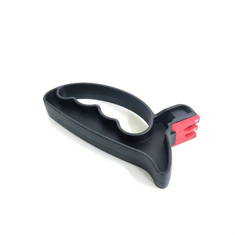 Lightweight Ergonomic Knife And Scissors Sharpener With V Grind System