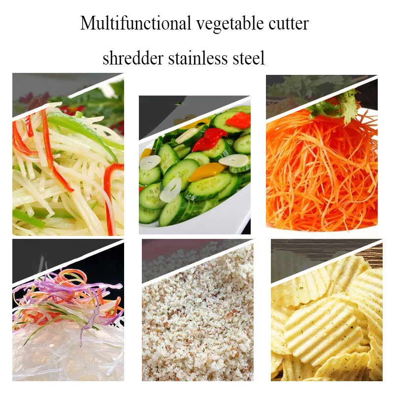 Stainless Steel Box Grater 6 Sides Slicer Shredder For Vegetables