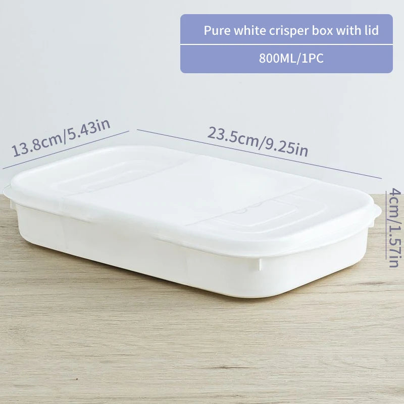 Food Grade Refrigerator Divided Storage Box for Fruits and Vegetables