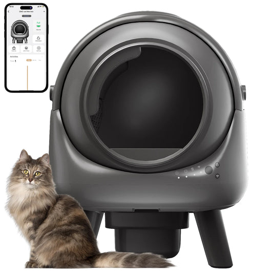 Self Cleaning Litter Box For Multiple Cats With App Control